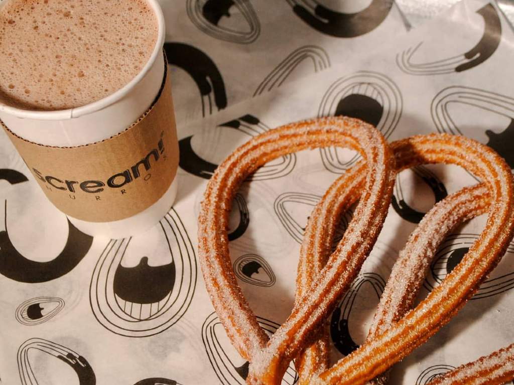 Churros más helado CDMX