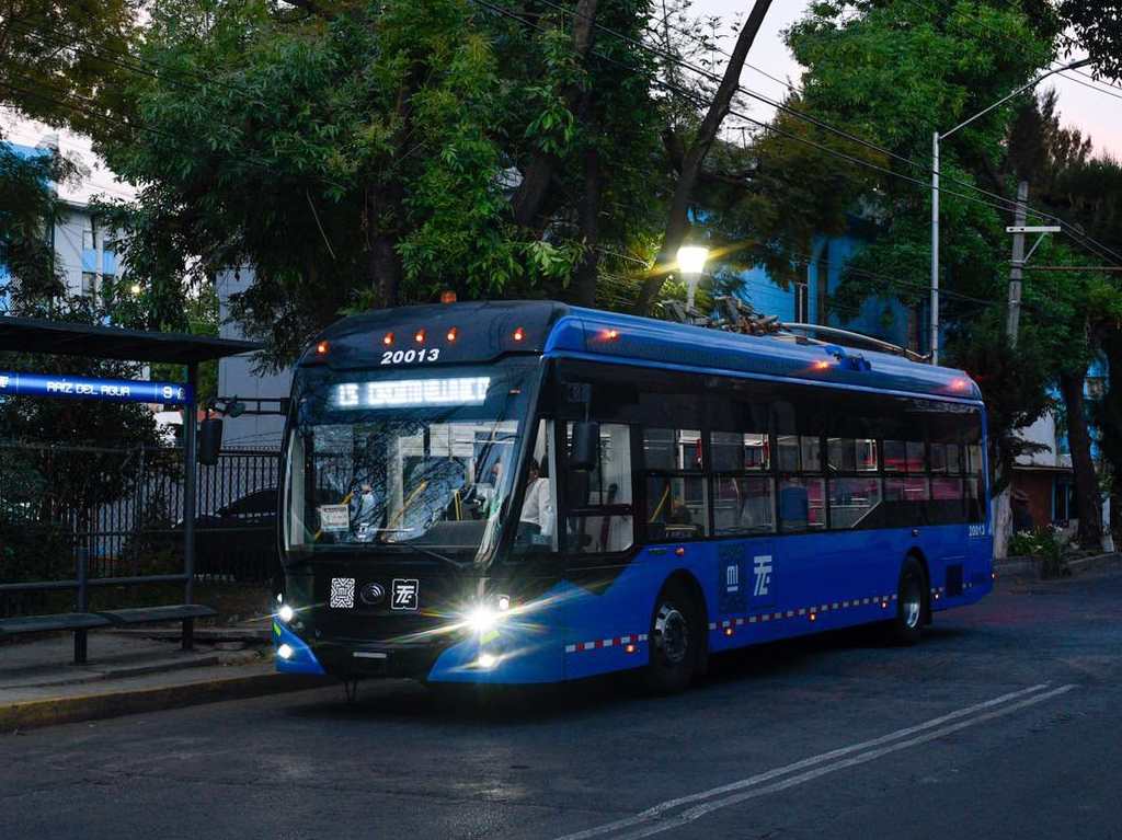 Nueva línea de trolebuses eléctricos de Azcapotzalco a Chapultepec