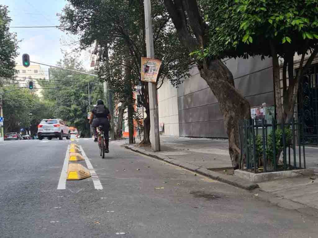 ¡Más ciclovías en CDMX! Ahora en la calle de Valladolid, en la Roma