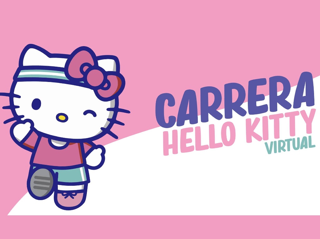 Carrera virtual de Hello Kitty, ¡ya abrieron las inscripciones!