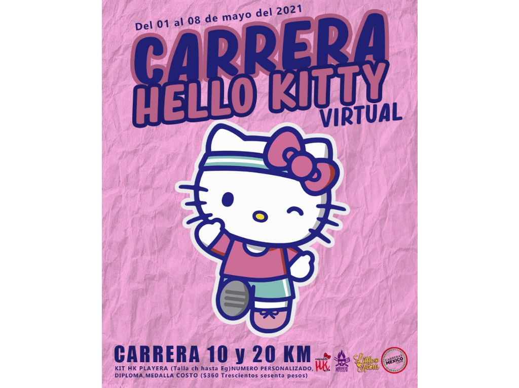 Carrera Virtual de Hello Kitty