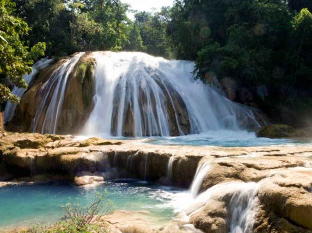 Cascadas más espectaculares Agua Azul