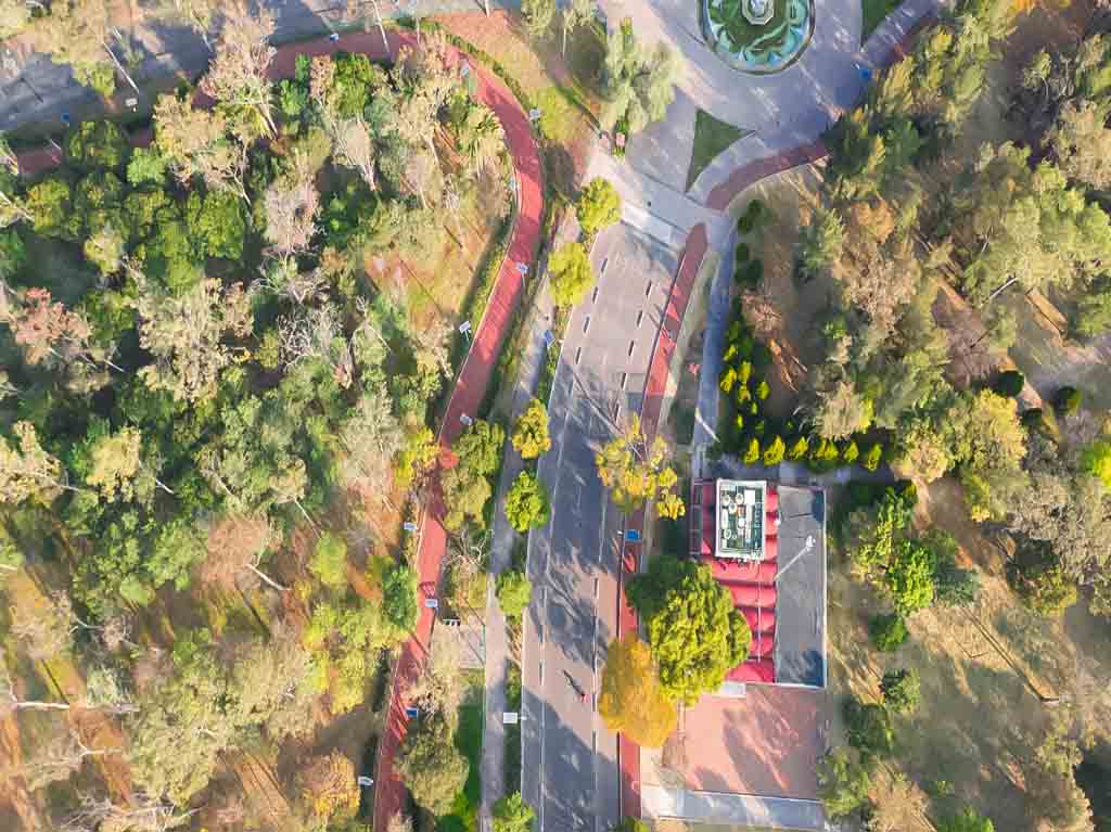 Así luce la nueva ciclovía inteligente en el Bosque de Chapultepec