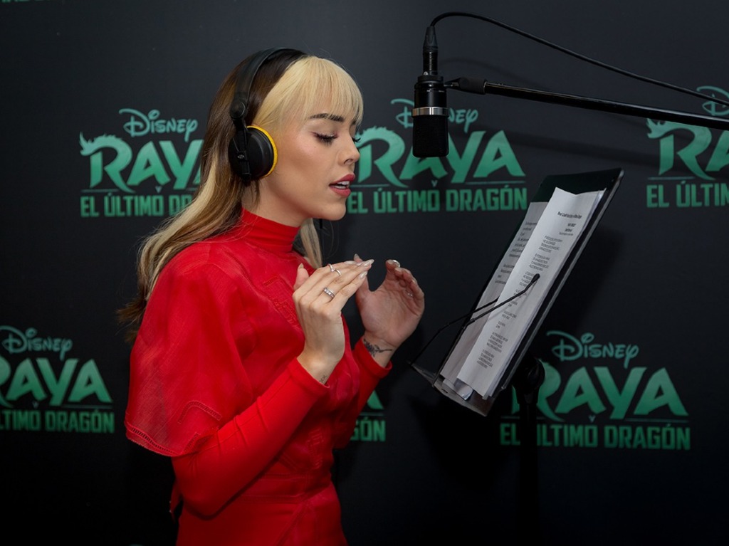 Danna Paola en el doblaje de Raya y el último dragón