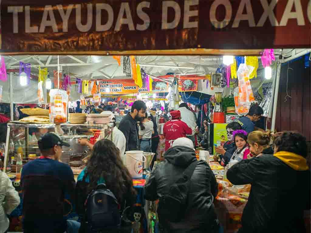 Donde comer tlayudas, memelas y tacos en oaxaca