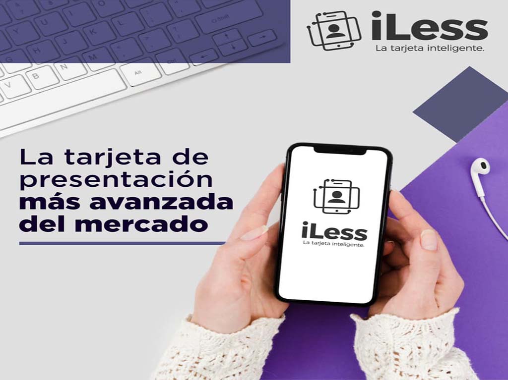 iLess: Tarjeta de presentación única e inteligente ¡Bye al papel!