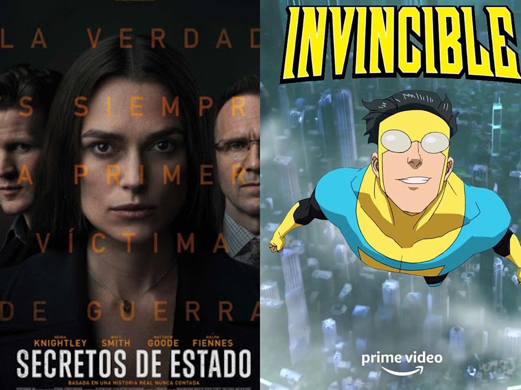 Invincible, Secretos de Estado y más estrenos en streaming