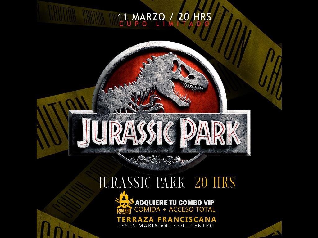 Jurassic Park al aire libre