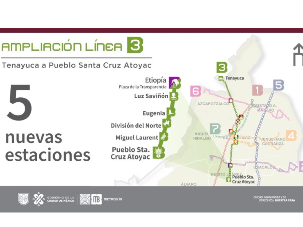 línea 3 del Metro nuevas estaciones