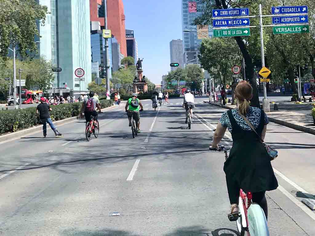 Se amplía la ruta del Paseo Dominical Muévete en Bici