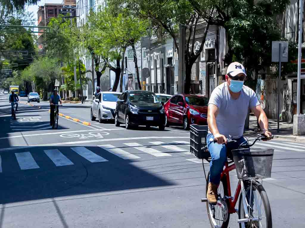 carril de trolebici Eje 2 Sur