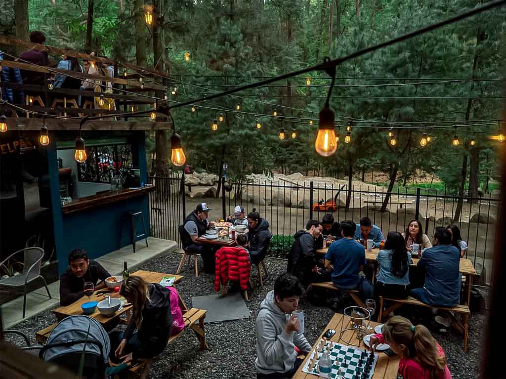 Óvelpaa: un pequeño café para ciclistas a mitad del bosque