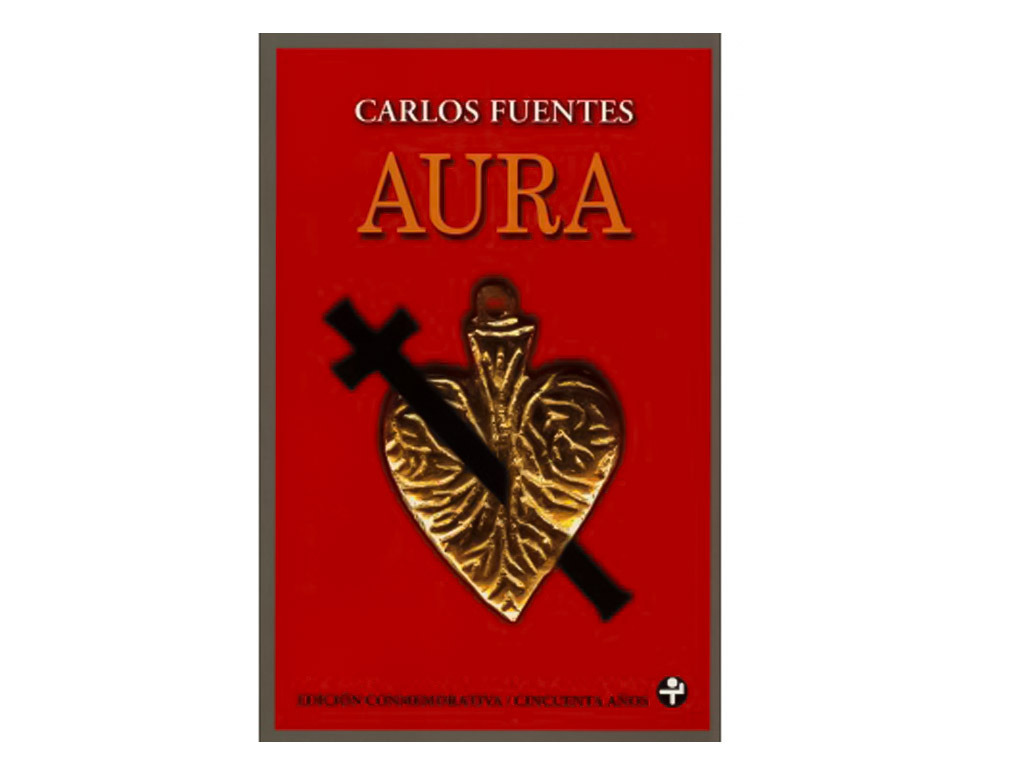 portada de Aura hecha por vicente rojo