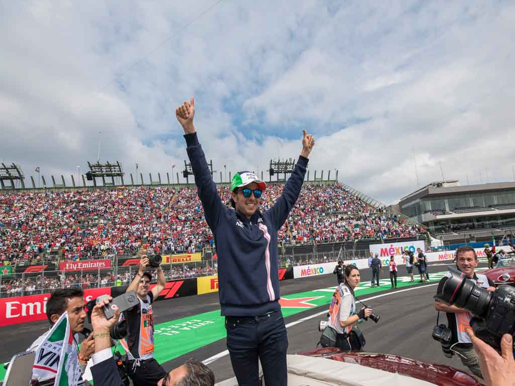 f1 en mexico checo Perez