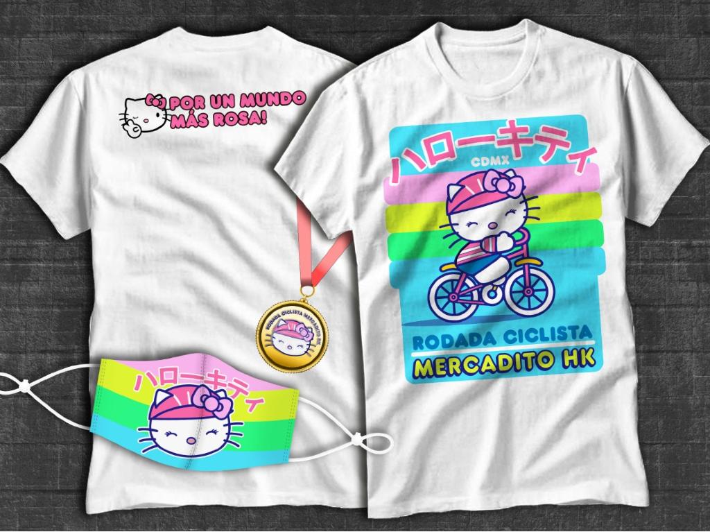 Rodada ciclista con Hello Kitty: kit