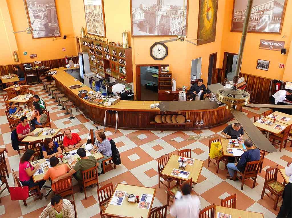 Cafeterías clásicas en el Centro Histórico Café La Habana