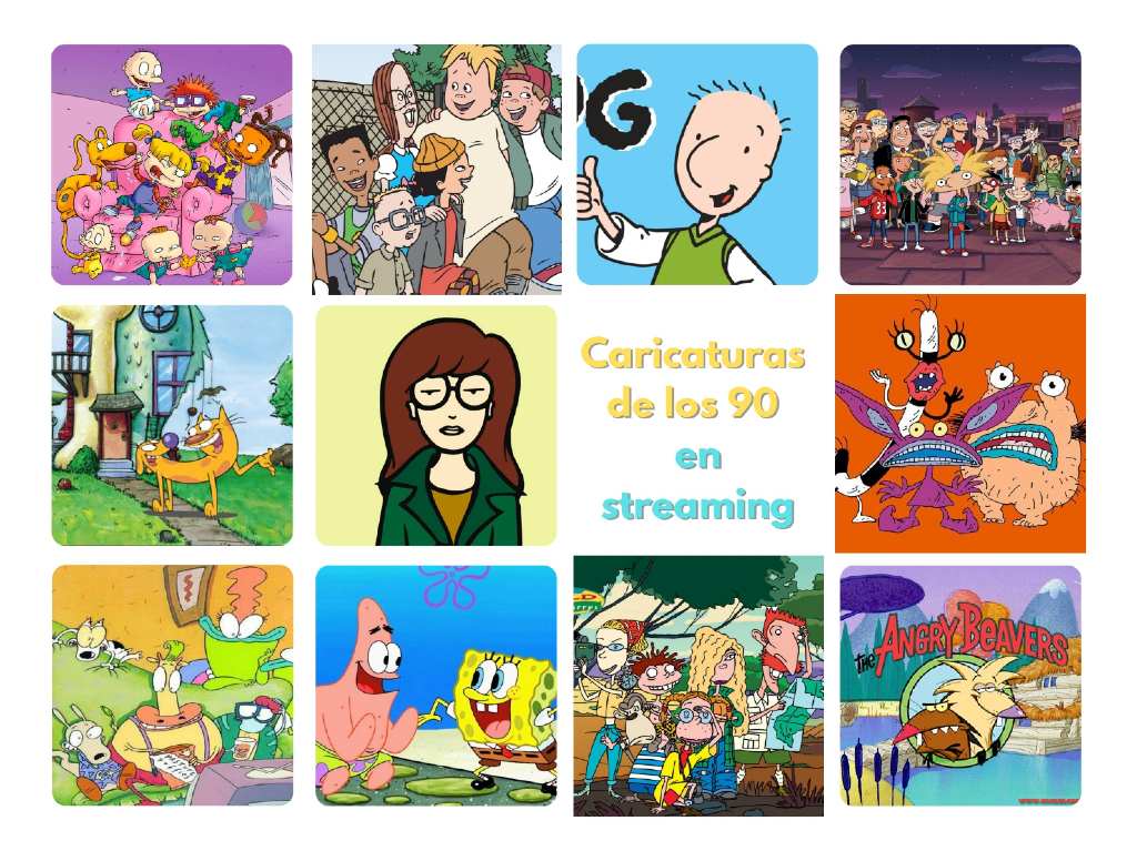 Caricaturas de los 90 en streaming