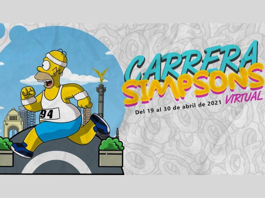Carrera virtual de Los Simpson, ¡últimos días para inscribirte!