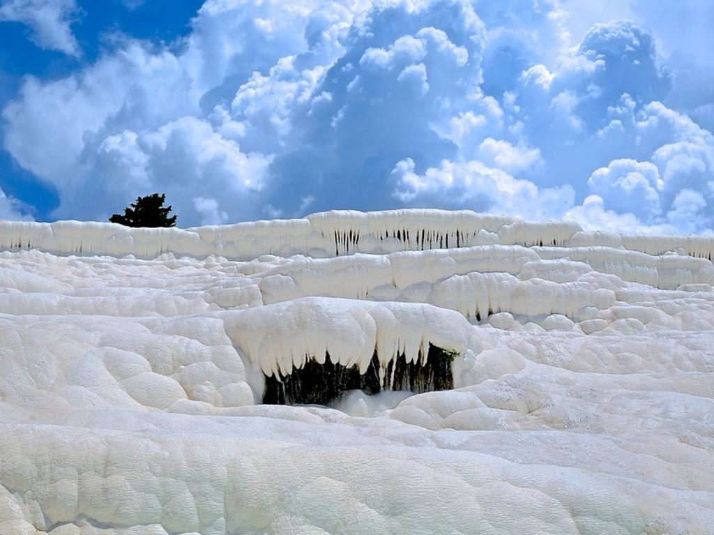 Cascadas Petrificadas castillo algodón