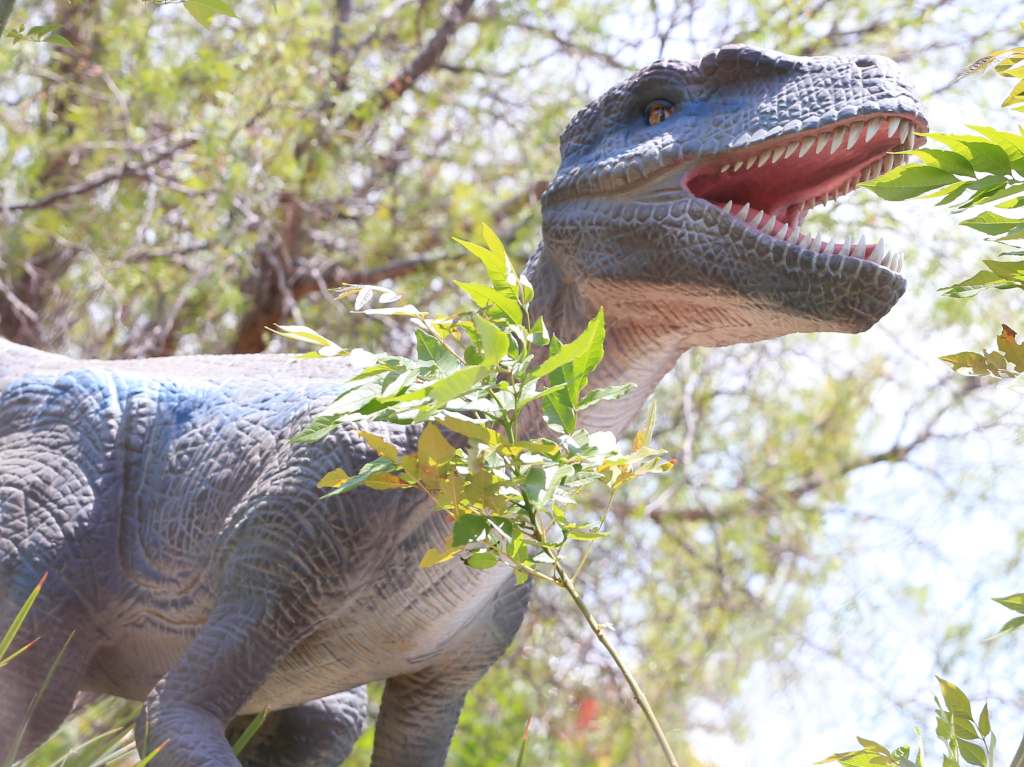 Los dinosaurios llegan al Parque Guanajuato para celebrar a los niños