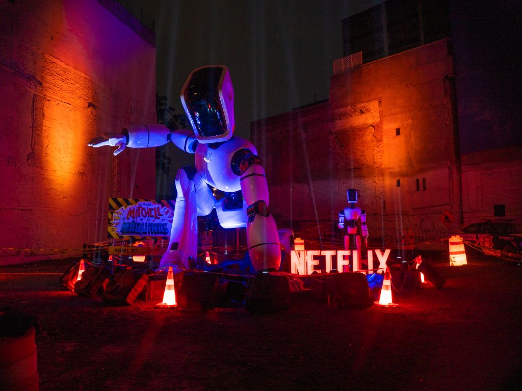 Dónde están los robots de Netflix en CDMX