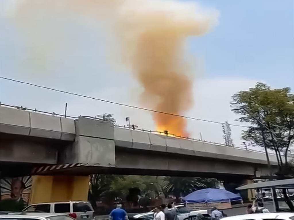 INCENDIO otra vez en el METRO ahora en la LÍNEA 4