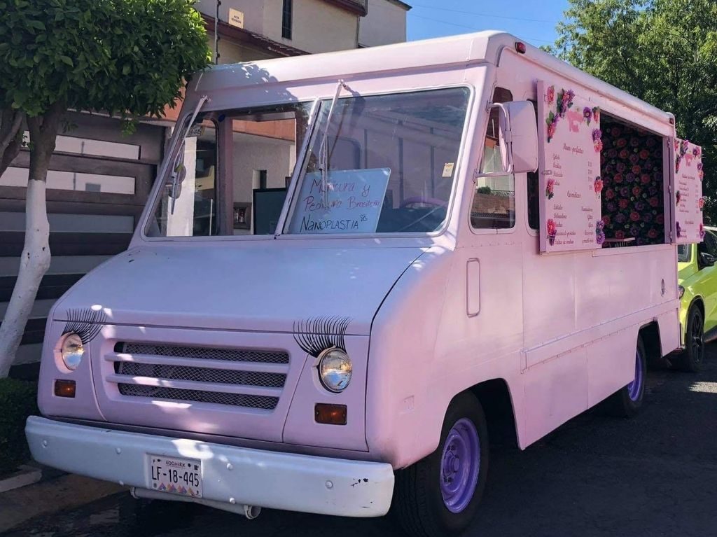 salón de belleza, beauty truck