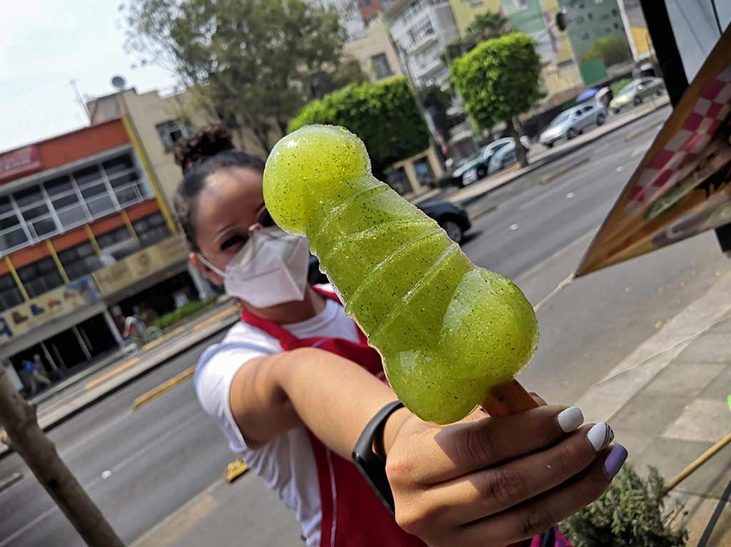 Las Peladas: paletas de hielo de forma fálica de Verwaffles