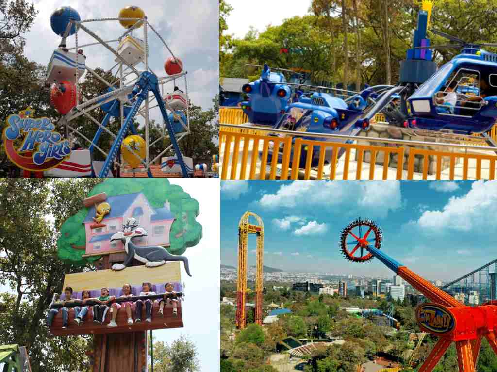 Lugares divertidos y seguros para festejar el Día del niño y la niña SixFlags juegos infantiles