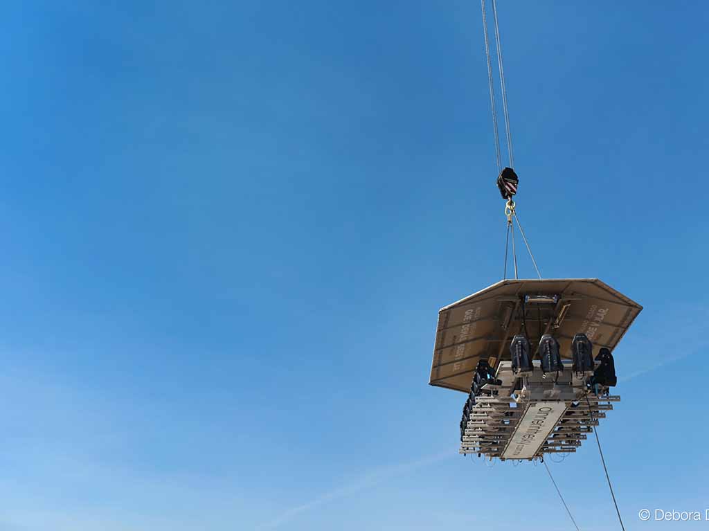 Dinner in the sky, una comida en el cielo