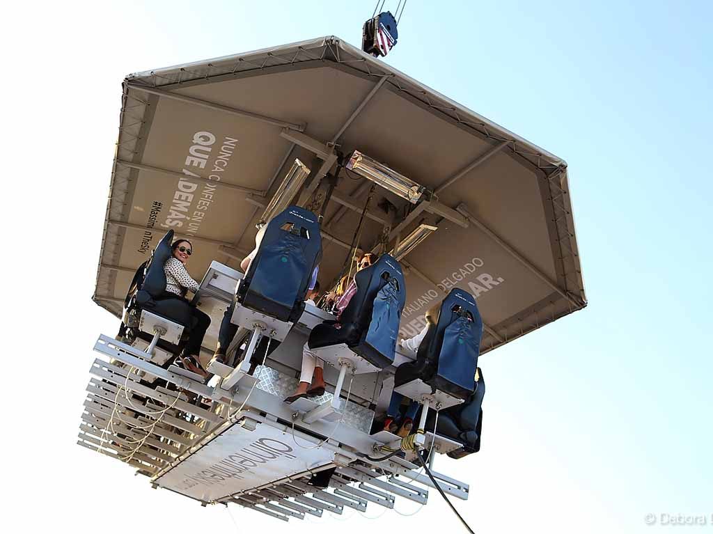 Dinner in the sky, una comida en el cielo