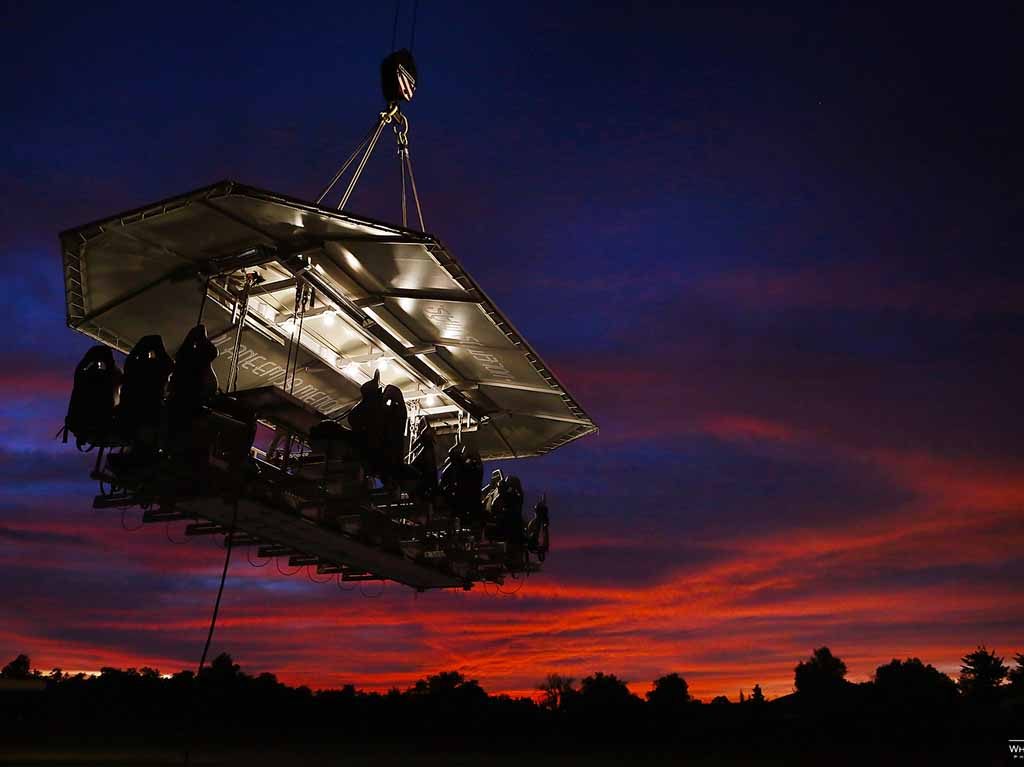 Dinner in the sky, una comida en el cielo