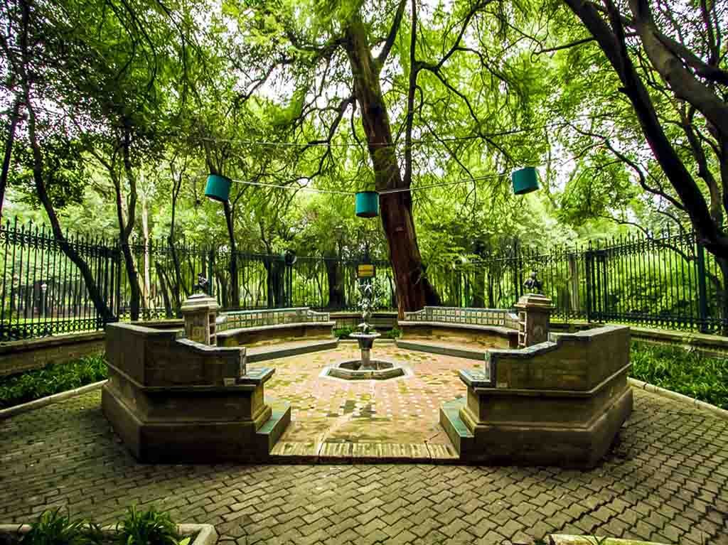 Fuente del quijote en el Bosque de Chapultepec