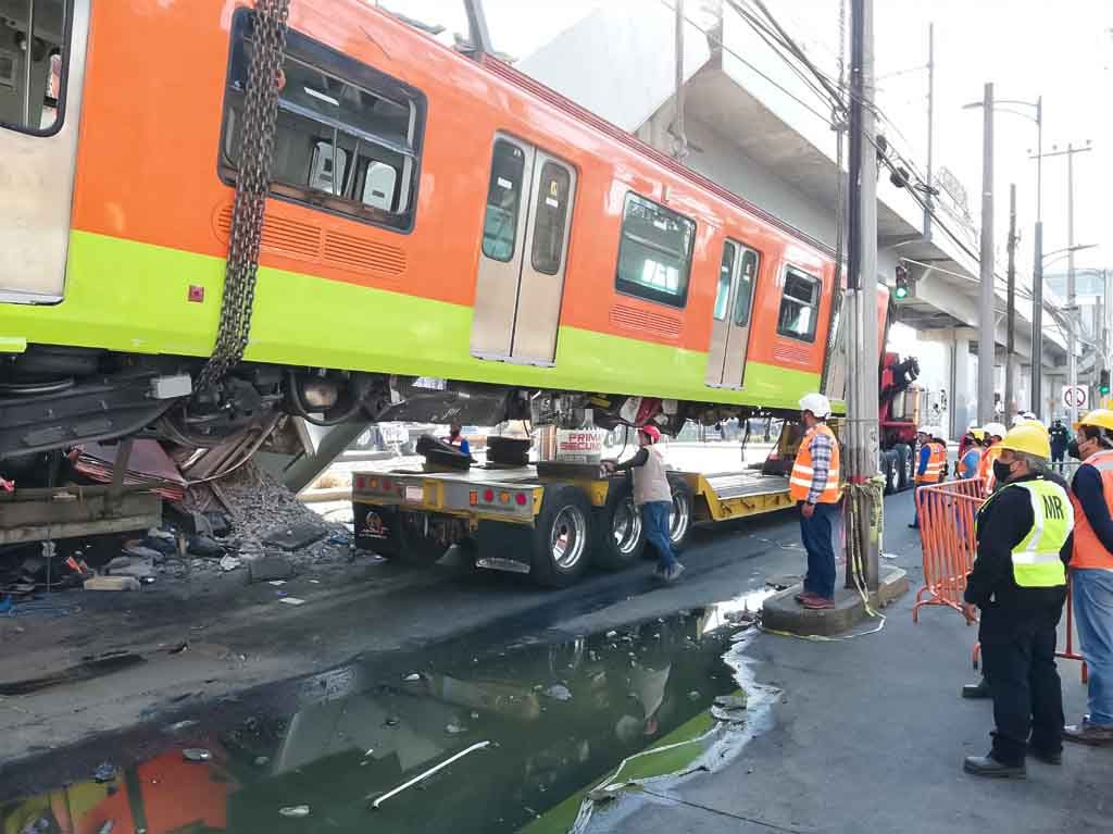 Metro saldo del accidente en la Línea 12