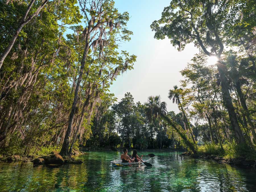 Lugares maravillosos para practicar kayak en Florida