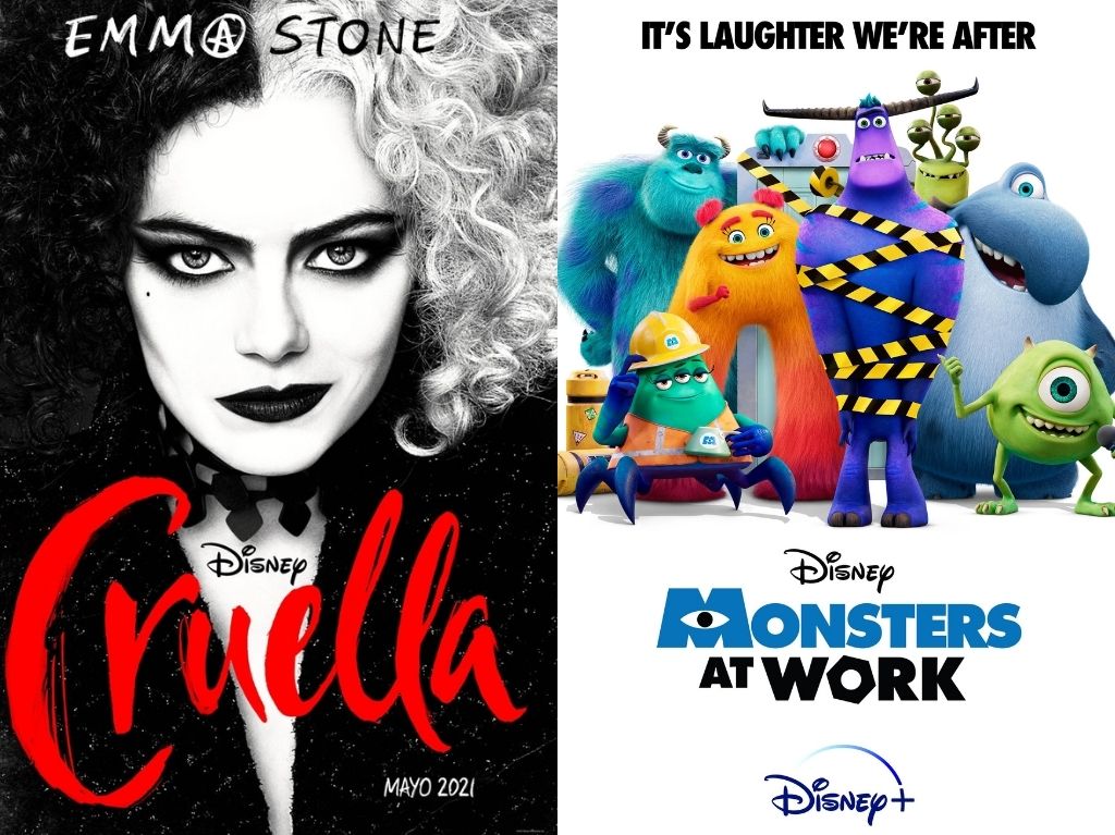 Estrenos de Disney+ en julio ¡Cruella, Monsters at Work y más!