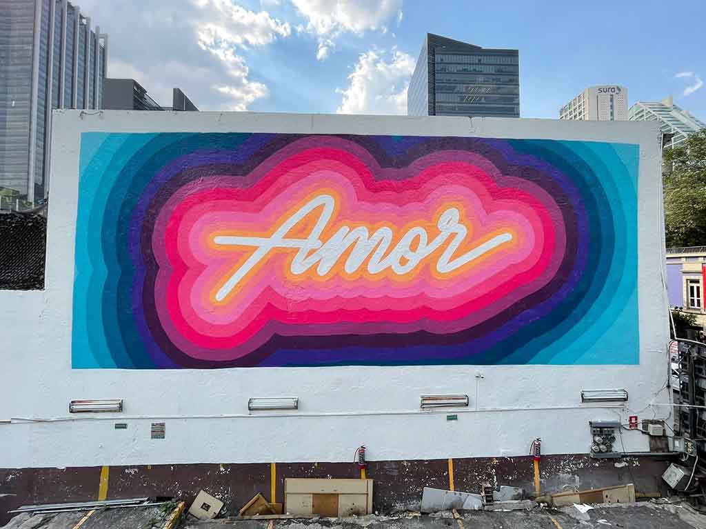 ‘Amor’: el primer mural de realidad aumentada en CDMX