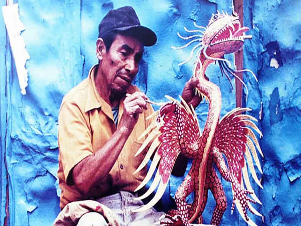 Pedro Linares creador de los alebrijes