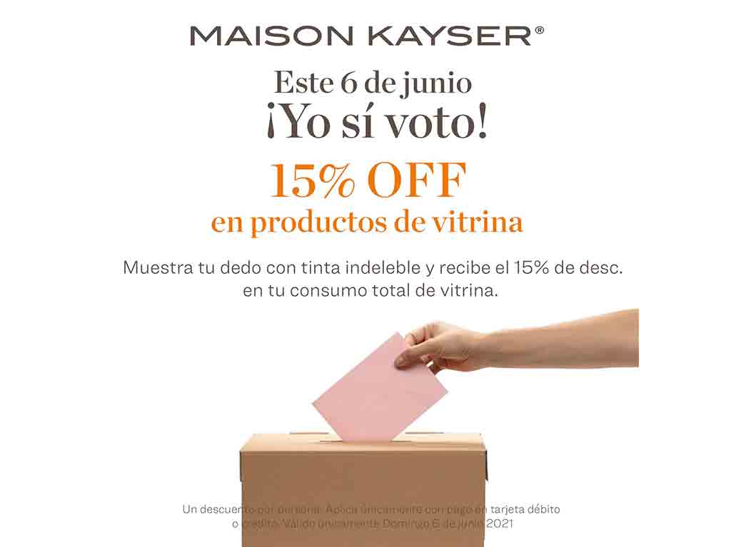 Promociones por votar en CDMX