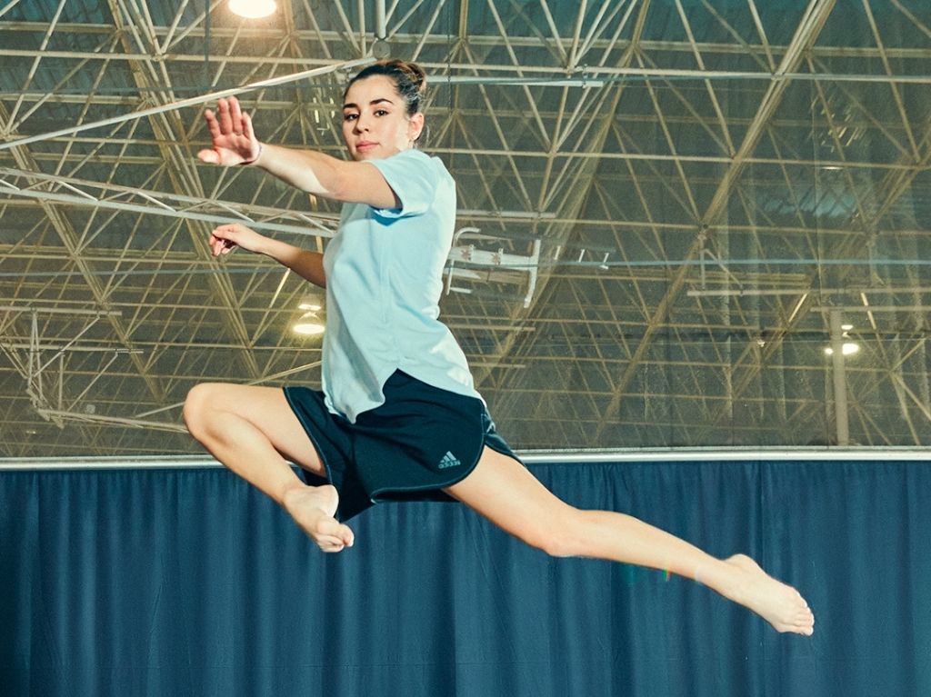 Dafne Navarro, la mexicana que competirá en la gimnasia de trampolín en Tokio 2020