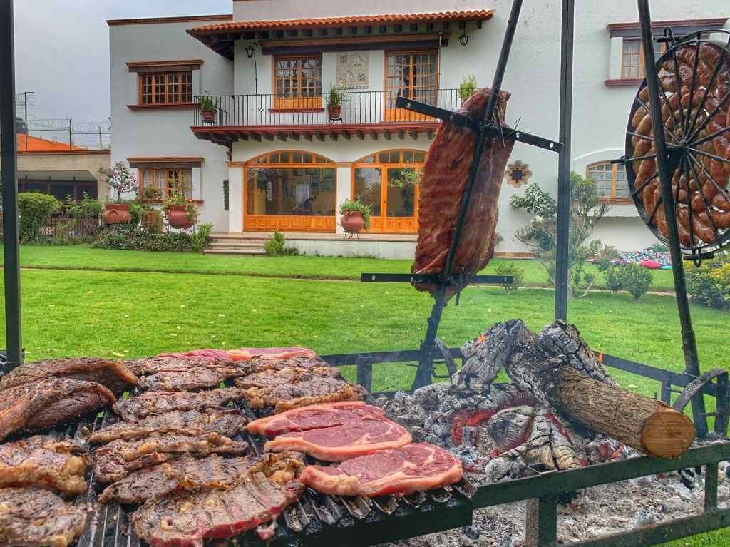 Fiesta de la lucha libre y el asado el Ajusco