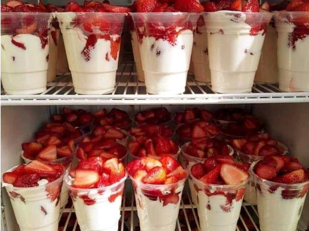 Fresas con crema en la CDMX Fresas con crema Las Buenas