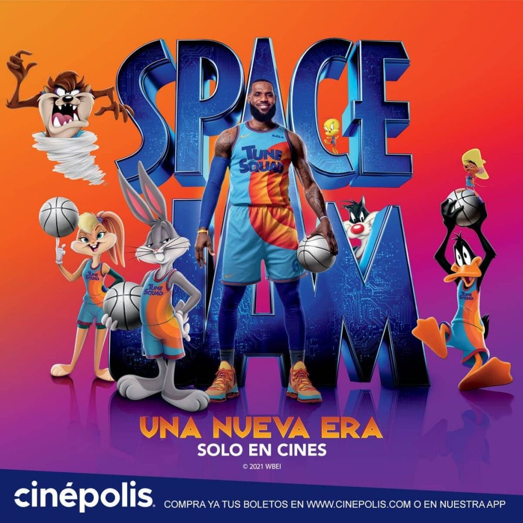 Cinépolis trea el estreno de Space Jam: A New Legacy ¡No te lo pierdas!