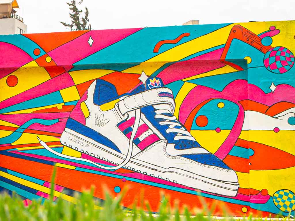 Murales de Adidas: cinco artistas crean street art inspirado en los Forum