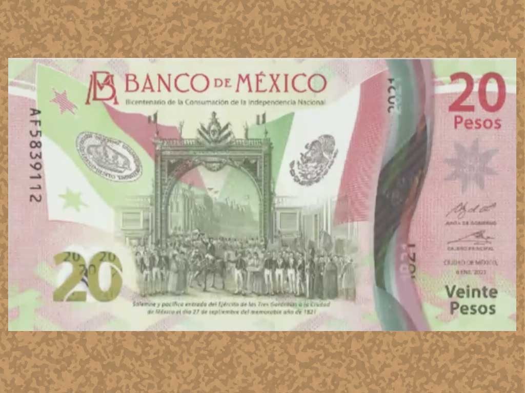 Nuevo billete de $20