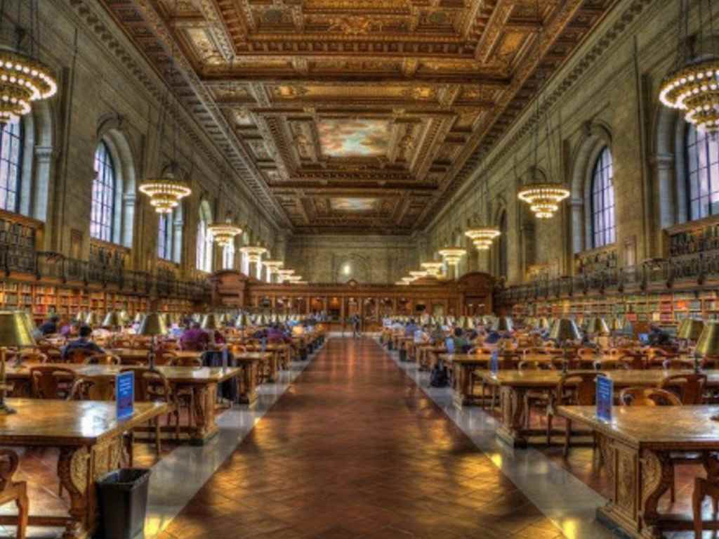 Bibliotecas hermosas impresionantes del mundo Biblioteca Pública de NY