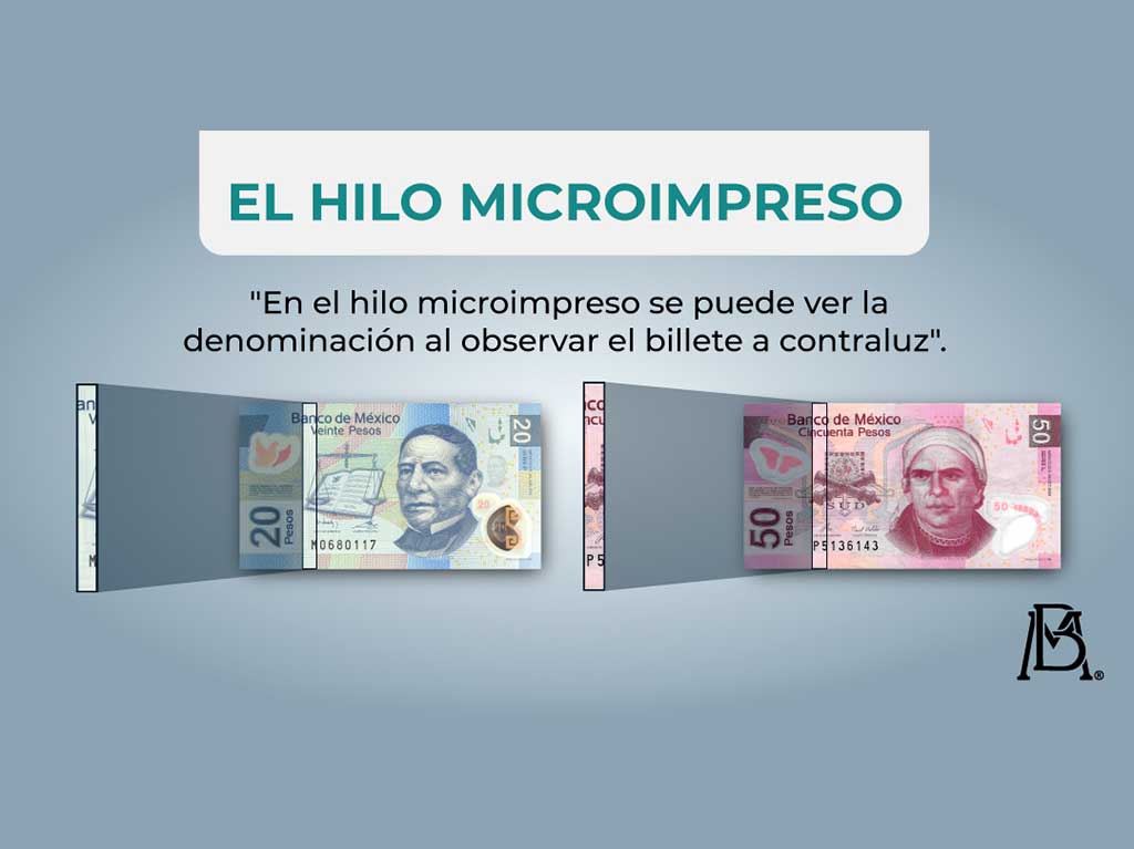 Nuevos billetes de 20 y 50 pesos