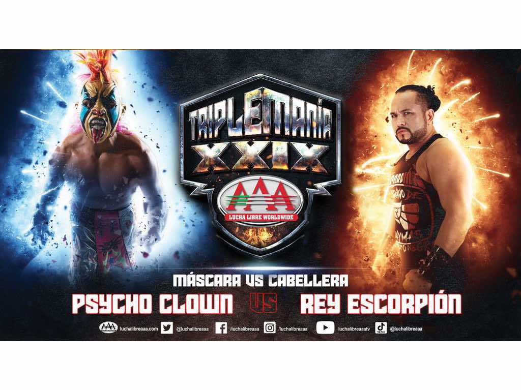 Triplemanía XXX Rey Escorpión vs Psycho Clown