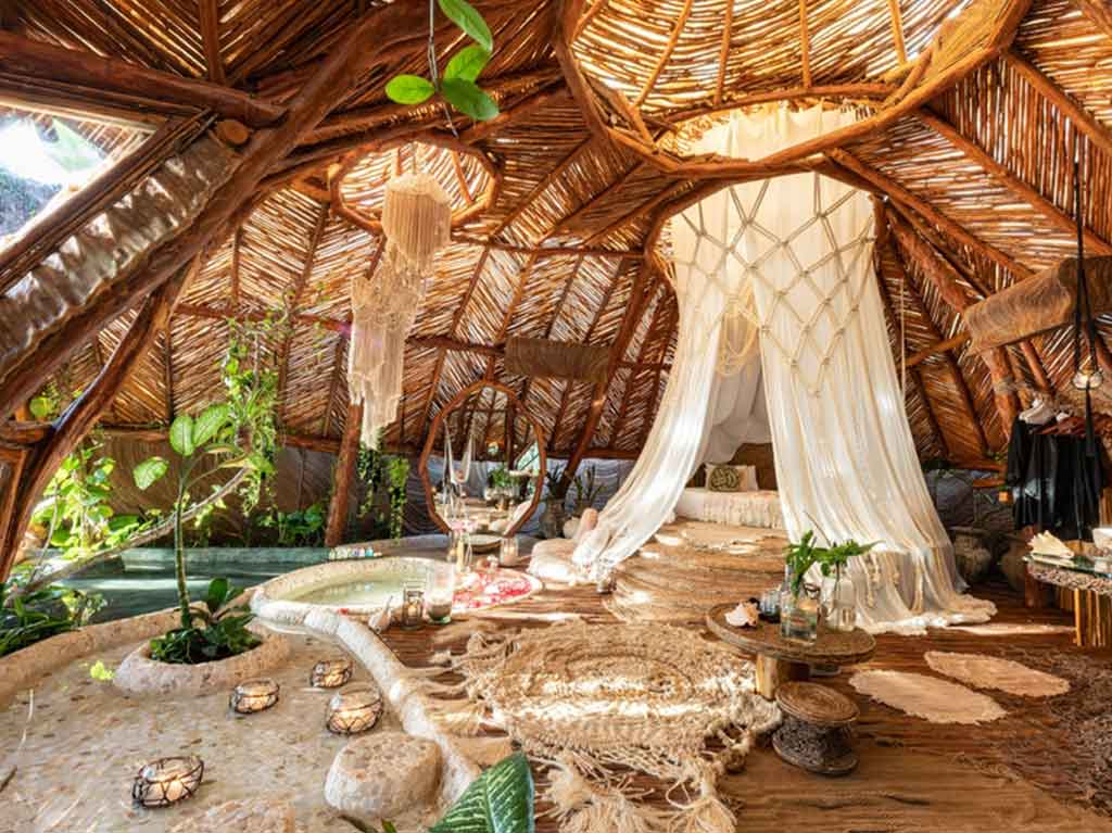 Azulik: hospédate en estas fotogénicas y románticas cabañas de Tulum