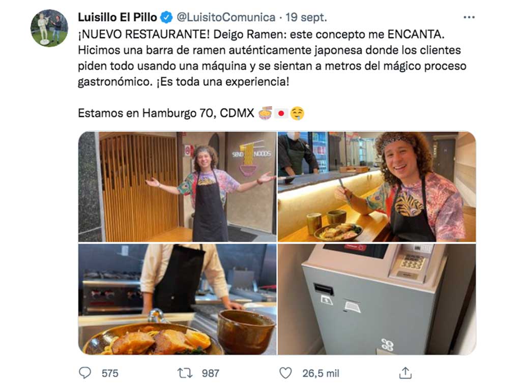 Deigo Ramen de Luisito Comunica